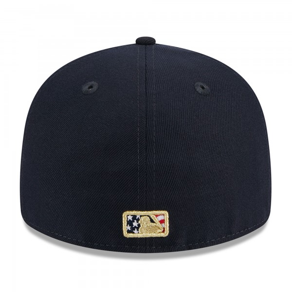 Бейсболка Los Angeles Dodgers New Era 2023 Fourth of July Low Profile 59FIFTY - Navy