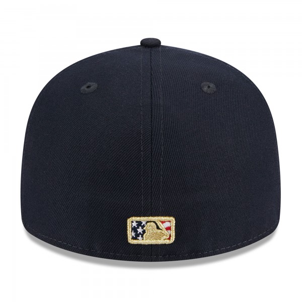Бейсболка New York Yankees New Era 2023 Fourth of July Low Profile 59FIFTY - Navy