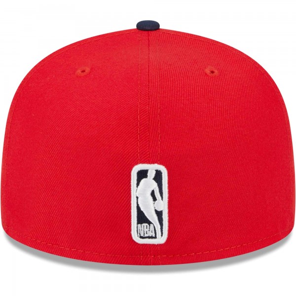 Бейсболка New York Knicks New Era 59FIFTY - Red/Navy