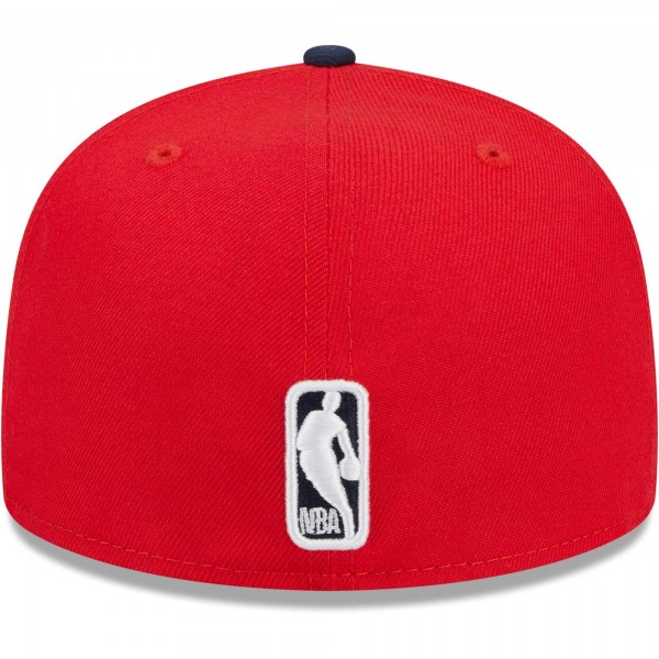 Бейсболка Milwaukee Bucks New Era 59FIFTY - Red/Navy