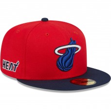 Бейсболка Miami Heat New Era 59FIFTY - Red/Navy