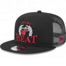 Бейсболка Miami Heat New Era Bold Laurels 9FIFTY - Black
