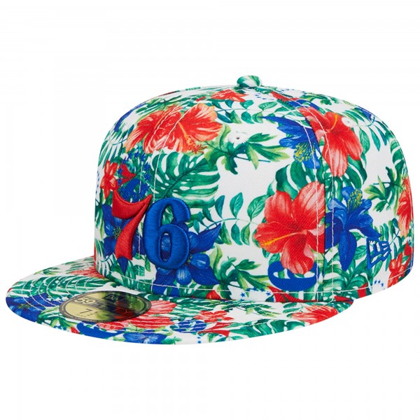 Бейсболка Philadelphia 76ers New Era Tropical Hibiscus 59FIFTY