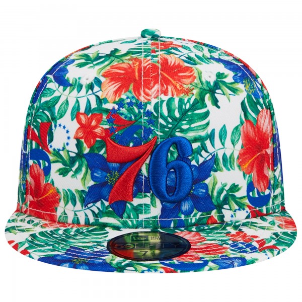 Бейсболка Philadelphia 76ers New Era Tropical Hibiscus 59FIFTY