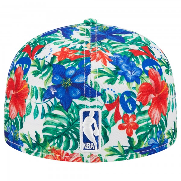 Бейсболка Philadelphia 76ers New Era Tropical Hibiscus 59FIFTY