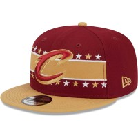 Бейсболка Cleveland Cavaliers New Era Banded Stars 9FIFTY - Wine