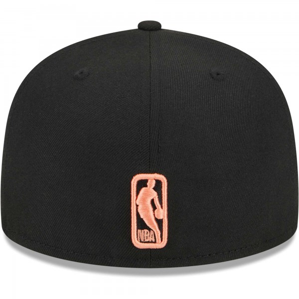 Бейсболка Philadelphia 76ers New Era Floral Side 59FIFTY - Black