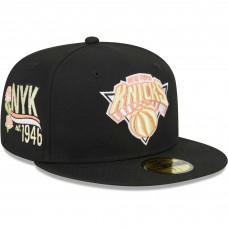 Бейсболка New York Knicks New Era Floral Side 59FIFTY - Black