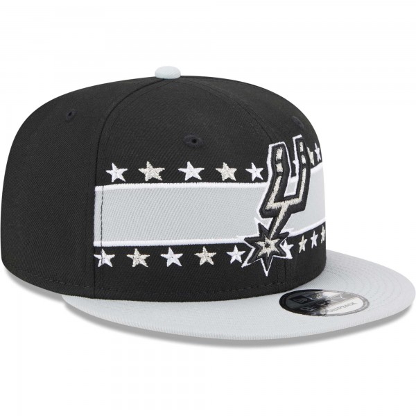 Бейсболка San Antonio Spurs New Era Banded Stars 9FIFTY - Black
