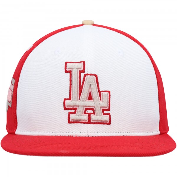 Бейсболка Los Angeles Dodgers Pro Standard Strawberry Ice Cream Drip - White/Red