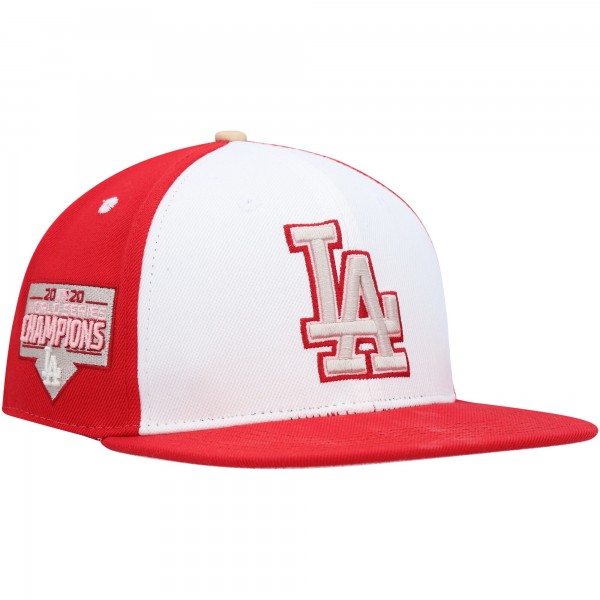 Бейсболка Los Angeles Dodgers Pro Standard Strawberry Ice Cream Drip - White/Red