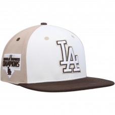 Бейсболка Los Angeles Dodgers Pro Standard Chocolate Ice Cream Drip - White/Brown