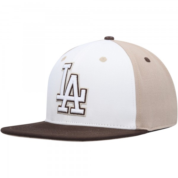 Бейсболка Los Angeles Dodgers Pro Standard Chocolate Ice Cream Drip - White/Brown