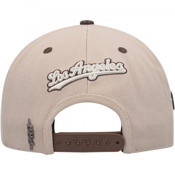 Бейсболка Los Angeles Dodgers Pro Standard Chocolate Ice Cream Drip - White/Brown