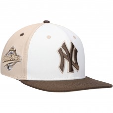 Бейсболка New York Yankees Pro Standard Chocolate Ice Cream Drip - White/Brown