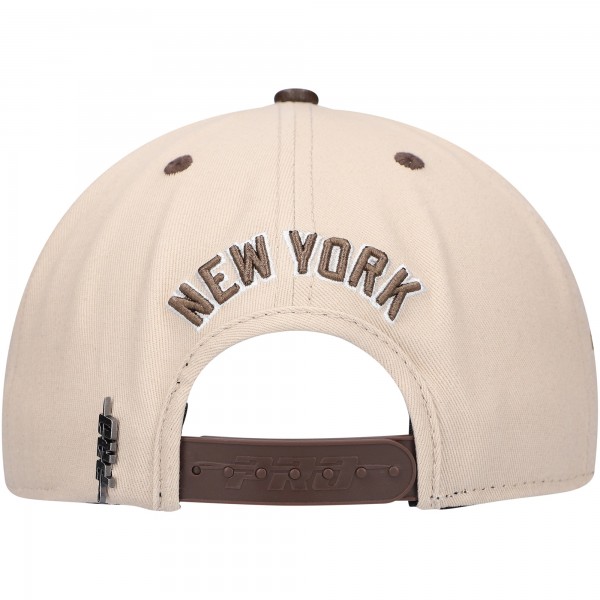 Бейсболка New York Yankees Pro Standard Chocolate Ice Cream Drip - White/Brown