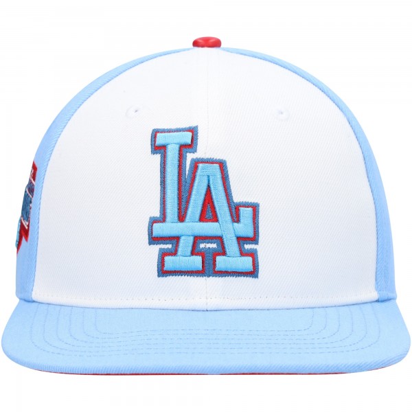 Бейсболка Los Angeles Dodgers Pro Standard Blue Raspberry Ice Cream Drip - White/Light Blue