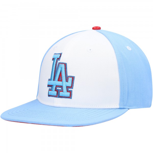 Бейсболка Los Angeles Dodgers Pro Standard Blue Raspberry Ice Cream Drip - White/Light Blue