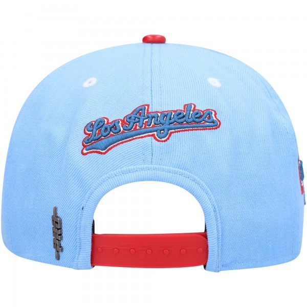 Бейсболка Los Angeles Dodgers Pro Standard Blue Raspberry Ice Cream Drip - White/Light Blue