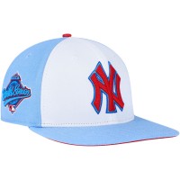 Бейсболка New York Yankees Pro Standard Blue Raspberry Ice Cream Drip - White/Light Blue