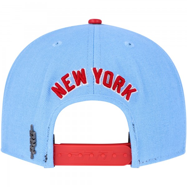 Бейсболка New York Yankees Pro Standard Blue Raspberry Ice Cream Drip - White/Light Blue