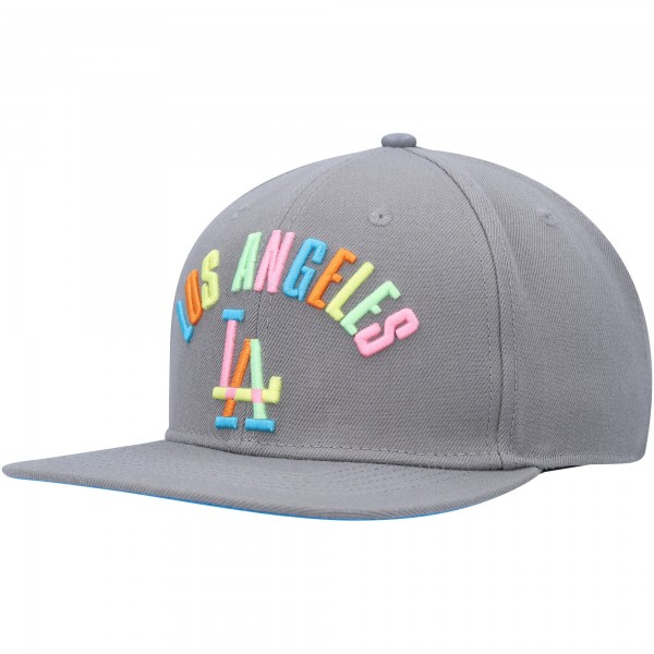 Бейсболка Los Angeles Dodgers Pro Standard Washed Neon - Gray