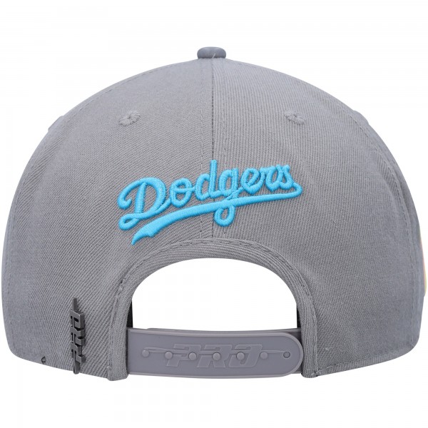 Бейсболка Los Angeles Dodgers Pro Standard Washed Neon - Gray