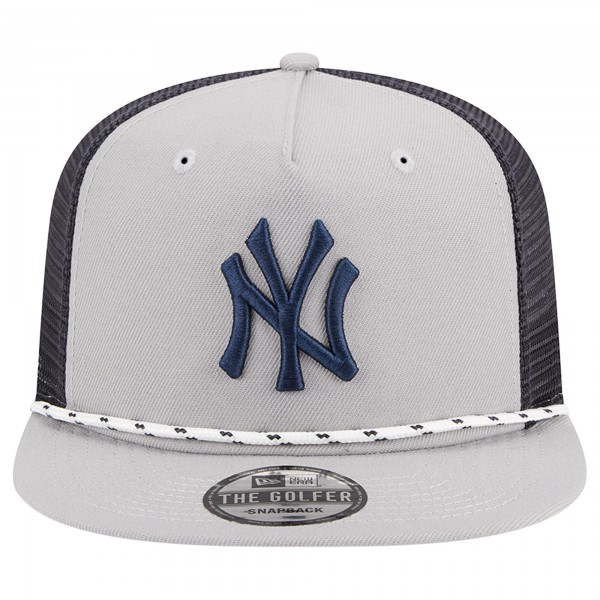 Бейсболка New York Yankees New Era Golfer Green Undervisor 9FIFTY - Gray