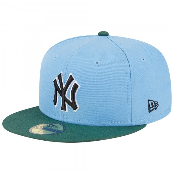 Бейсболка New York Yankees New Era 2000 Subway Series 59FIFTY - Sky Blue/Cilantro