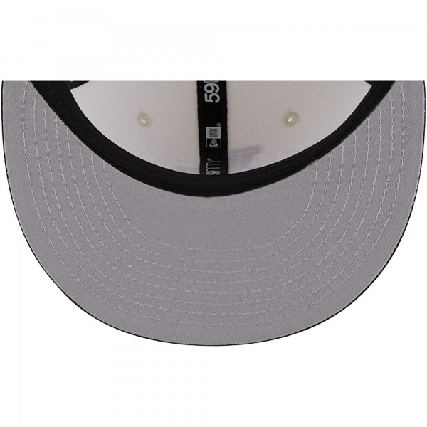 Бейсболка Los Angeles Dodgers New Era 50th Team Anniversary 59FIFTY - White/Brown