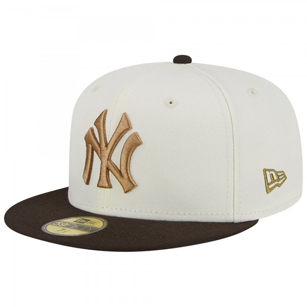 Бейсболка New York Yankees New Era 1956 World Series 59FIFTY - White/Brown
