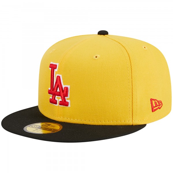 Бейсболка Los Angeles Dodgers New Era Grilled 59FIFTY - Yellow/Black