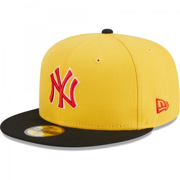 Бейсболка New York Yankees New Era Grilled 59FIFTY - Yellow/Black