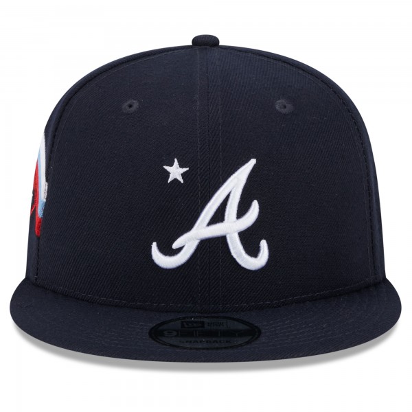 Бейсболка Atlanta Braves New Era 2023 MLB All-Star Game Workout 9FIFTY - Navy