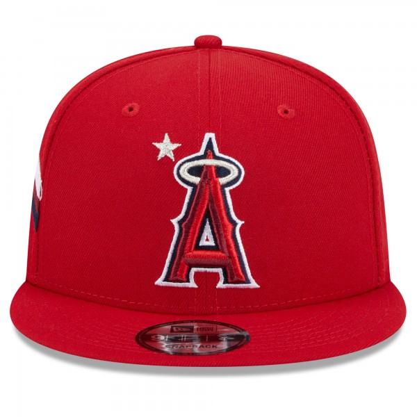 Бейсболка Los Angeles Angels New Era 2023 MLB All-Star Game Workout 9FIFTY - Red