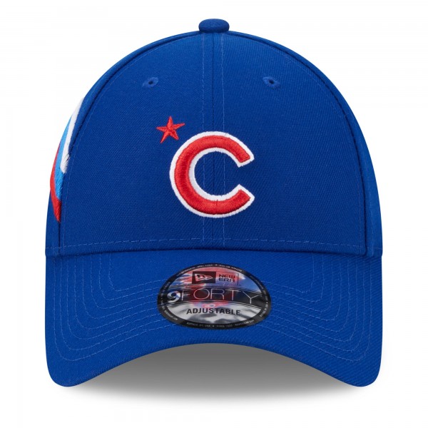 Бейсболка Chicago Cubs New Era 2023 MLB All-Star Game Workout 9FORTY - Royal