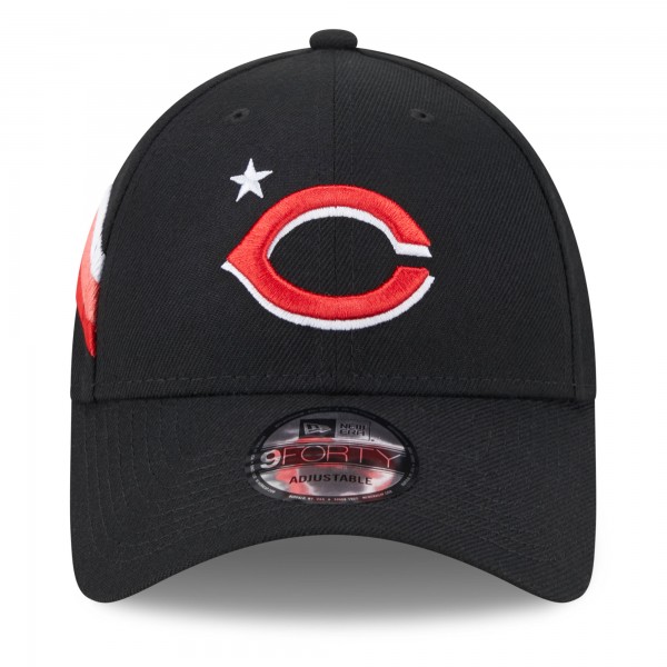 Бейсболка Cincinnati Reds New Era 2023 MLB All-Star Game Workout 9FORTY - Black