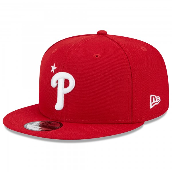 Бейсболка Philadelphia Phillies New Era 2023 MLB All-Star Game Workout 9FIFTY - Red