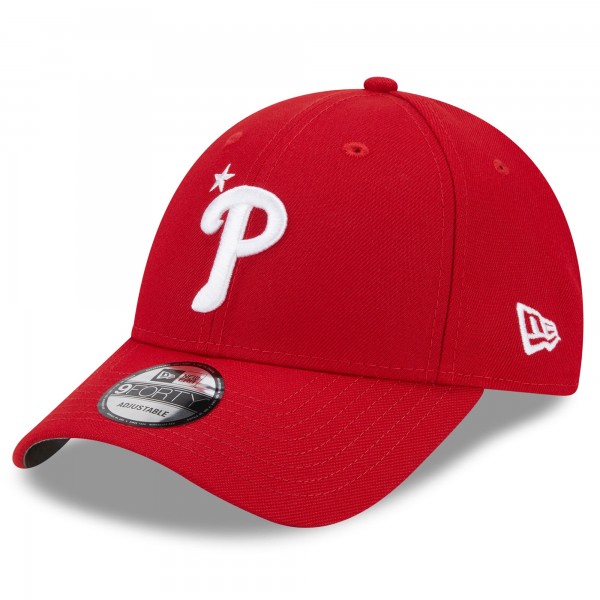 Бейсболка Philadelphia Phillies New Era 2023 MLB All-Star Game Workout 9FORTY - Red