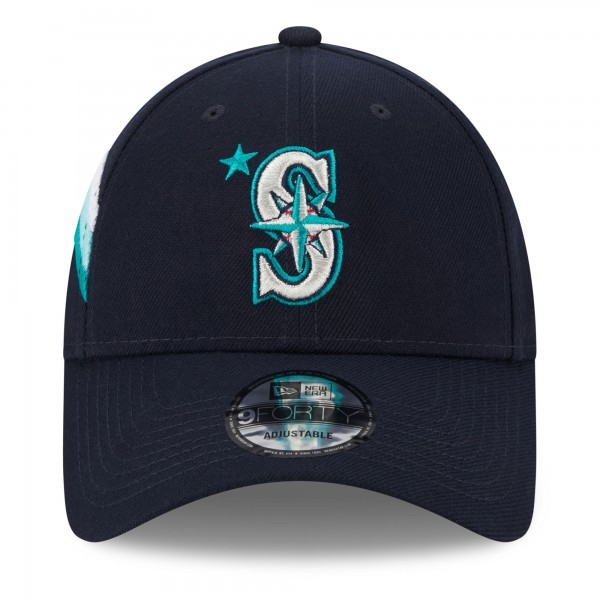 Бейсболка Seattle Mariners New Era 2023 MLB All-Star Game Workout 9FORTY - Navy