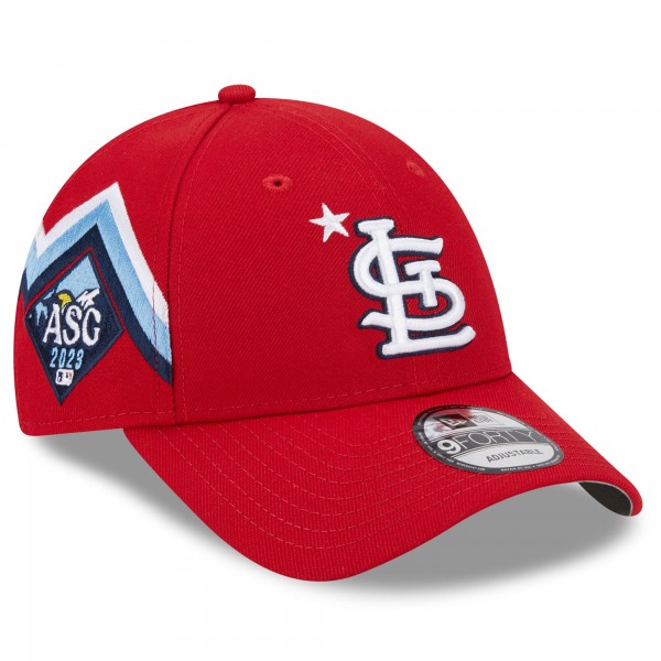 Бейсболка St. Louis Cardinals New Era 2023 MLB All-Star Game Workout 9FORTY - Red