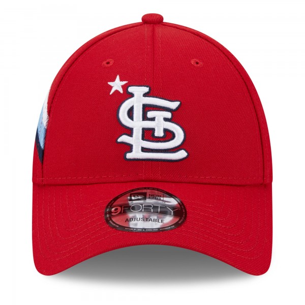 Бейсболка St. Louis Cardinals New Era 2023 MLB All-Star Game Workout 9FORTY - Red