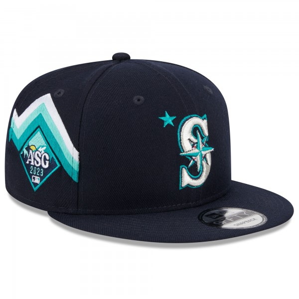 Бейсболка Seattle Mariners New Era 2023 MLB All-Star Game Workout 9FIFTY - Navy