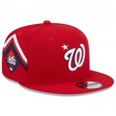 Бейсболка Washington Nationals New Era 2023 MLB All-Star Game Workout 9FIFTY - Red