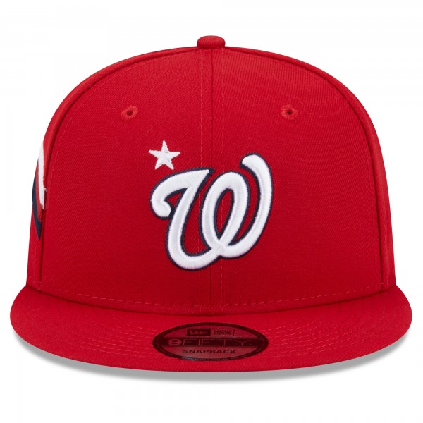 Бейсболка Washington Nationals New Era 2023 MLB All-Star Game Workout 9FIFTY - Red