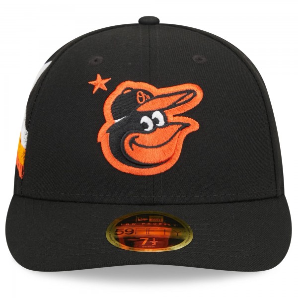 Бейсболка Baltimore Orioles New Era 2023 MLB All-Star Game Workout Low Profile 59FIFTY - Black