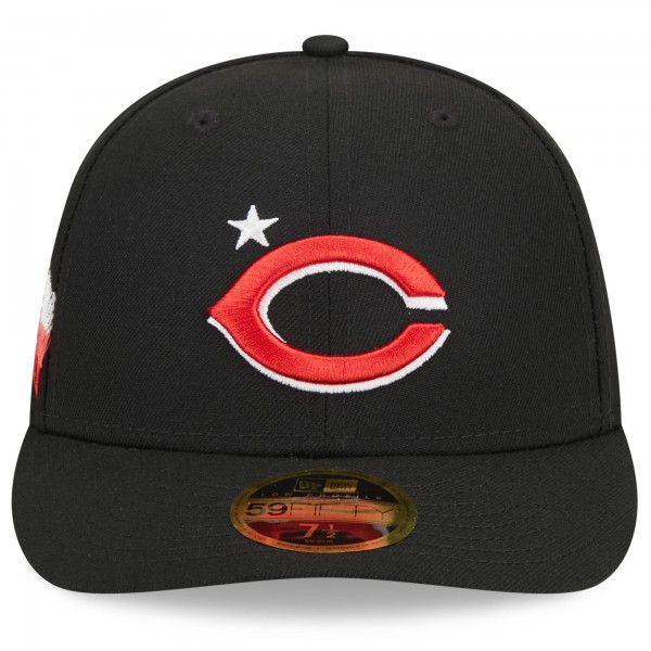 Бейсболка Cincinnati Reds New Era 2023 MLB All-Star Game Workout Low Profile 59FIFTY - Black