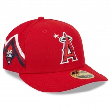 Бейсболка Los Angeles Angels New Era 2023 MLB All-Star Game Workout Low Profile 59FIFTY - Red