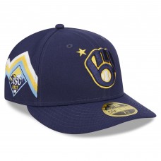 Бейсболка Milwaukee Brewers New Era 2023 MLB All-Star Game Workout Low Profile 59FIFTY - Navy