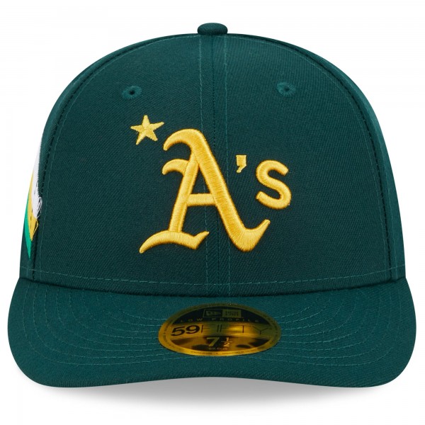 Бейсболка Oakland Athletics New Era 2023 MLB All-Star Game Workout Low Profile 59FIFTY - Green